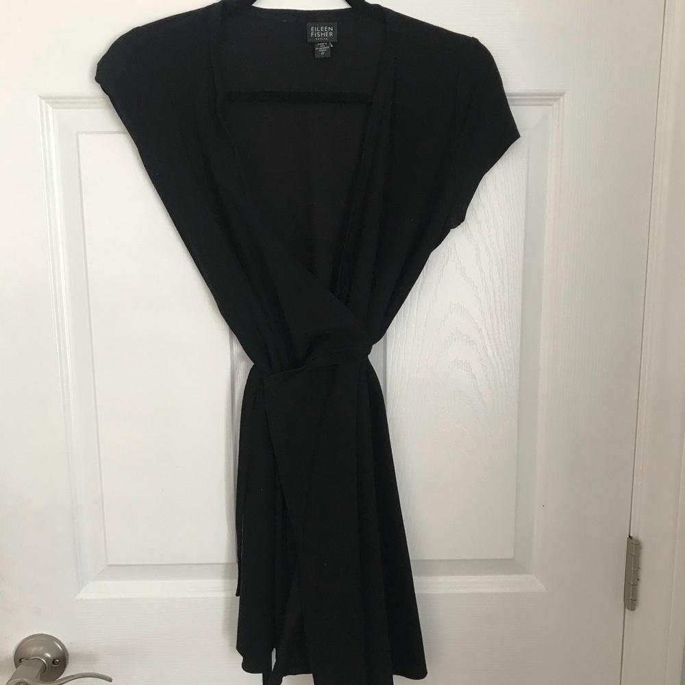 Eileen Fisher wrap dress